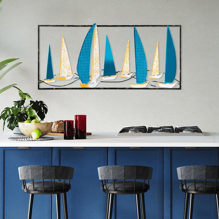 Wallity Yelkenli 2 Escultura de Pared Multicolor Wallity Yelkenli 2 Escultura de Pared Multicolor